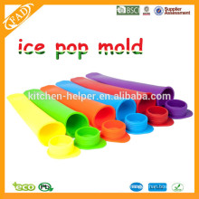 FDA Approved BPA Free ECo-friendly Round Cap Silicone Popsicle Mold